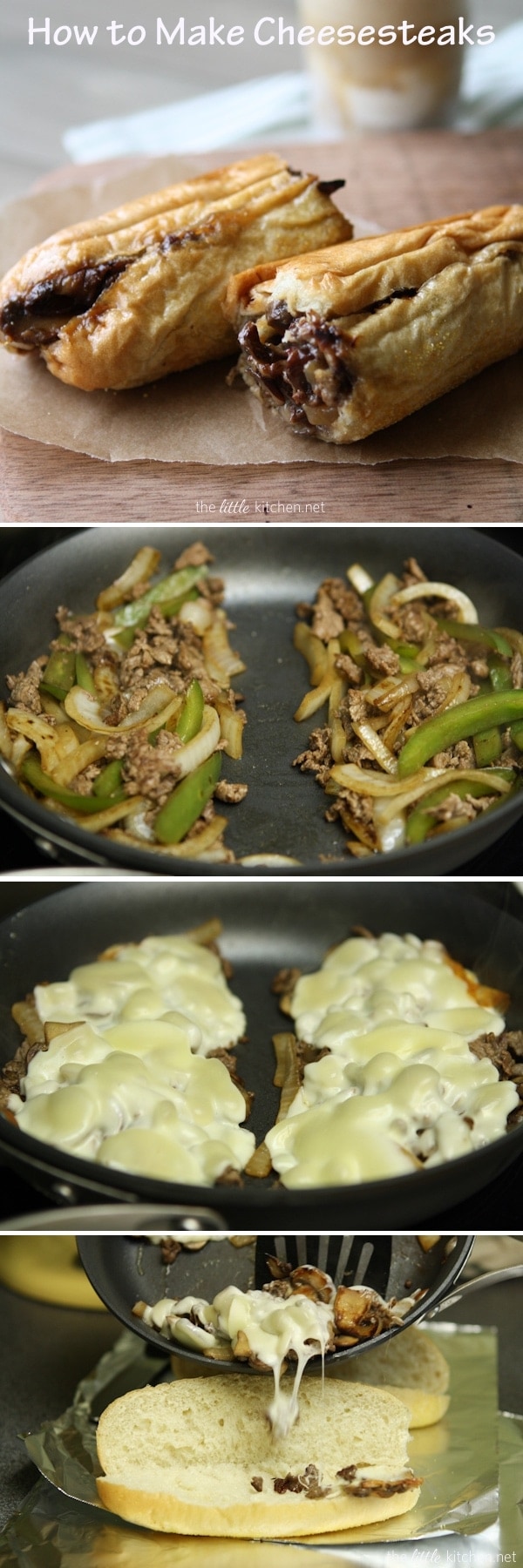 Cheesesteaks from thelittlekiitchen.com