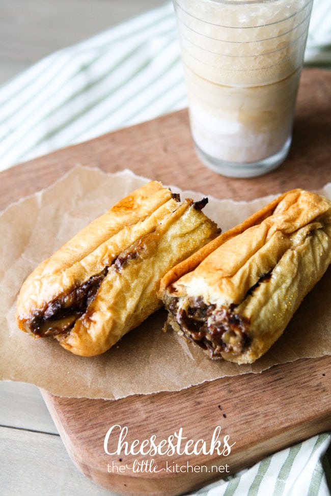 This recipe for cheesesteaks is amazing! We make it all the time and constantly get rave reviews! You have to try it!! Cheesesteak from thelittlekiitchen.com