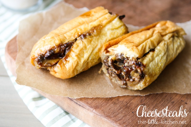 This recipe for cheesesteaks is amazing! We make it all the time and constantly get rave reviews! You have to try it!! Cheesesteaks from thelittlekiitchen.com