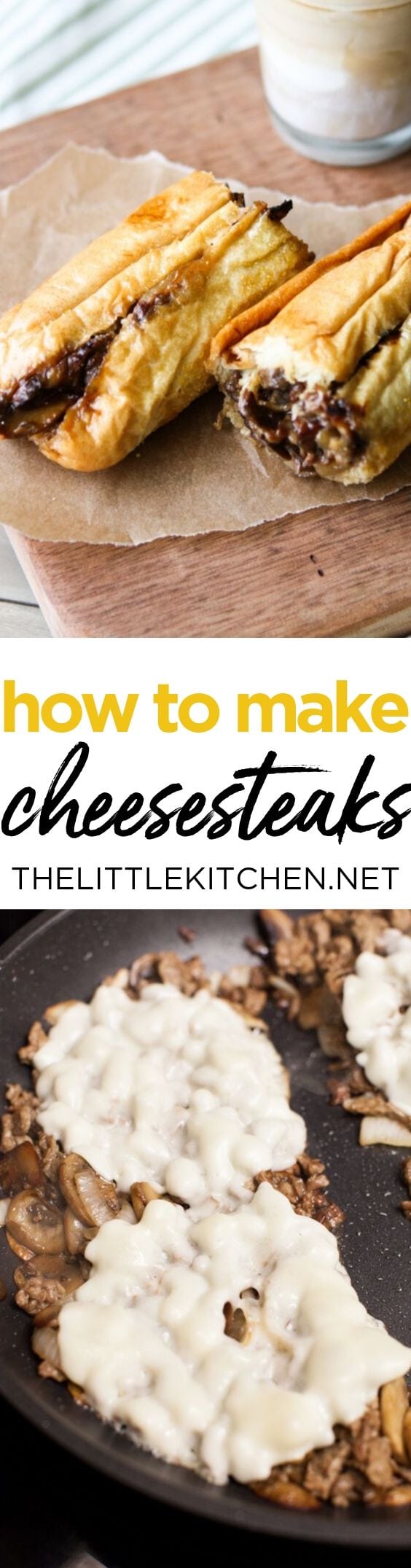 Cheesesteak Recipe from thelittlekiitchen.com