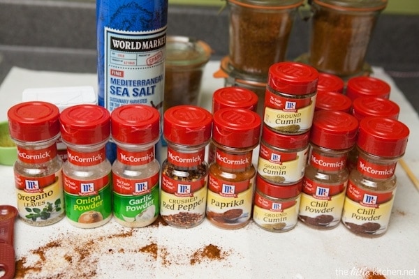 Homemade Taco Seasoning thelittlekiitchen.com
