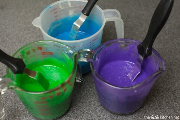 Rainbow Birthday Cake from thelittlekiitchen.com