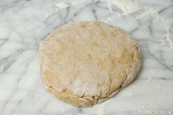 Pumpkin Obsessed Vanilla-Glazed Scones from thelittlekiitchen.com