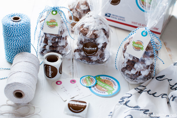Nutella Cream Cheese Crinkle Cookies from thelittlekiitchen.com