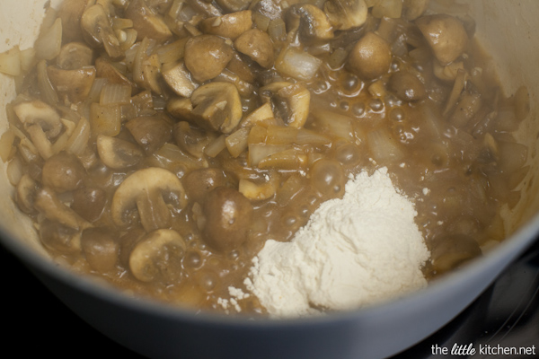 Beef Stroganoff with Buttered Noodles Recipe from thelittlekiitchen.com