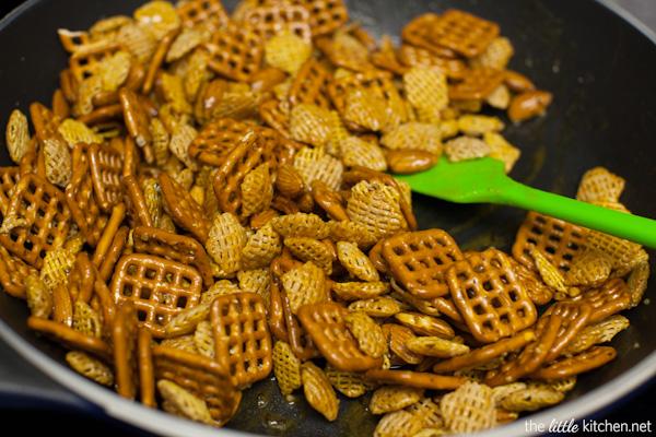 Sweet & Spicy Snack Mix from thelittlekiitchen.com