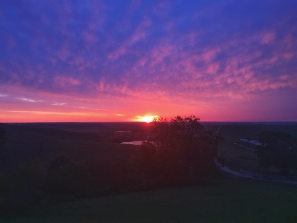 The Pioneer Woman's Ranch in Oklahoma Sunrise thelittlekiitchen.com