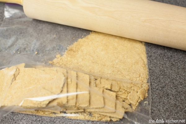 Peanut Butter Cookie Pie Bars from thelittlekiitchen.com