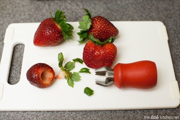 Classic Cheesecake Recipe with Strawberry Coulis Recipe from thelittlekiitchen.com