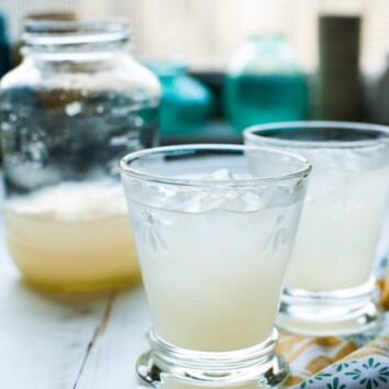 Ginger Lemonade from thelittlekiitchen.com