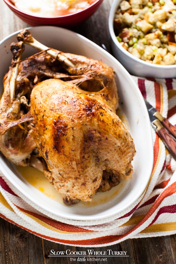 Slow Cooker Whole Turkey from thelittlekiitchen.com Slow Cooker Whole Turkey from thelittlekiitchen.com