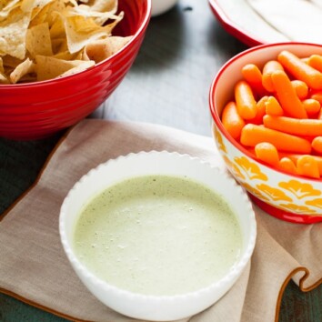 Spicy Jalapeno Ranch Dip Recipe from thelittlekiitchen.com