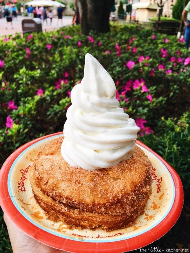 Croissant Doughnut at EPCOT thelittlekiitchen.com