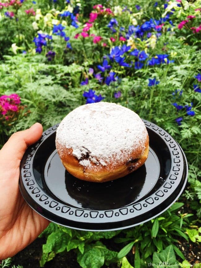 Nutella Beignet at EPCOT thelittlekiitchen.com