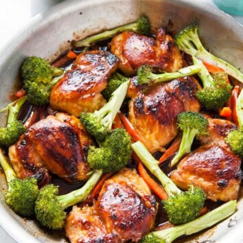 Citrus Teriyaki Chicken from thelittlekiitchen.com