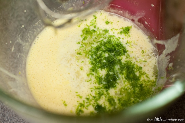 Creamy Coconut Lime Squares from thelittlekiitchen.com