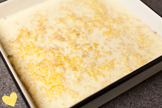 Orange Tres Leches Cake from thelittlekiitchen.com