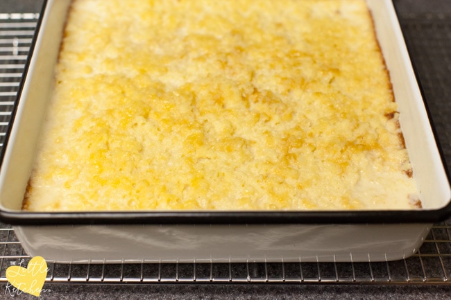 Orange Tres Leches Cake from thelittlekiitchen.com