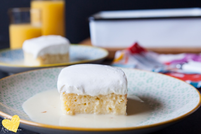 Orange Tres Leches Cake from thelittlekiitchen.com
