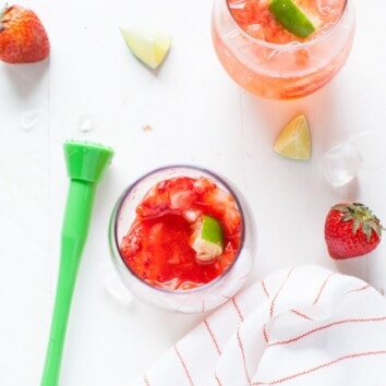 strawberry gin and tonic thelittlekiitchen.com