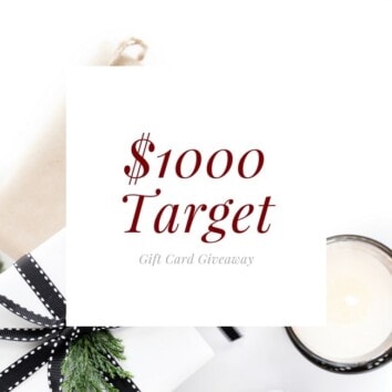 $1000 Target Gift Card Giveaway thelittlekiitchen.com