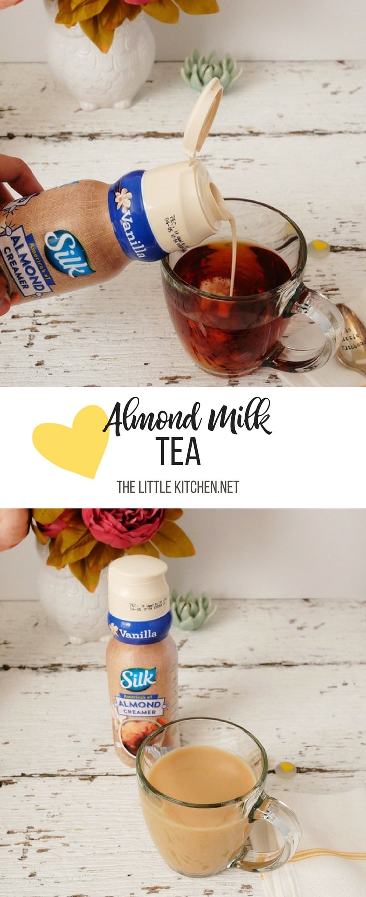 Almond Milk Tea thelittlekiitchen.com