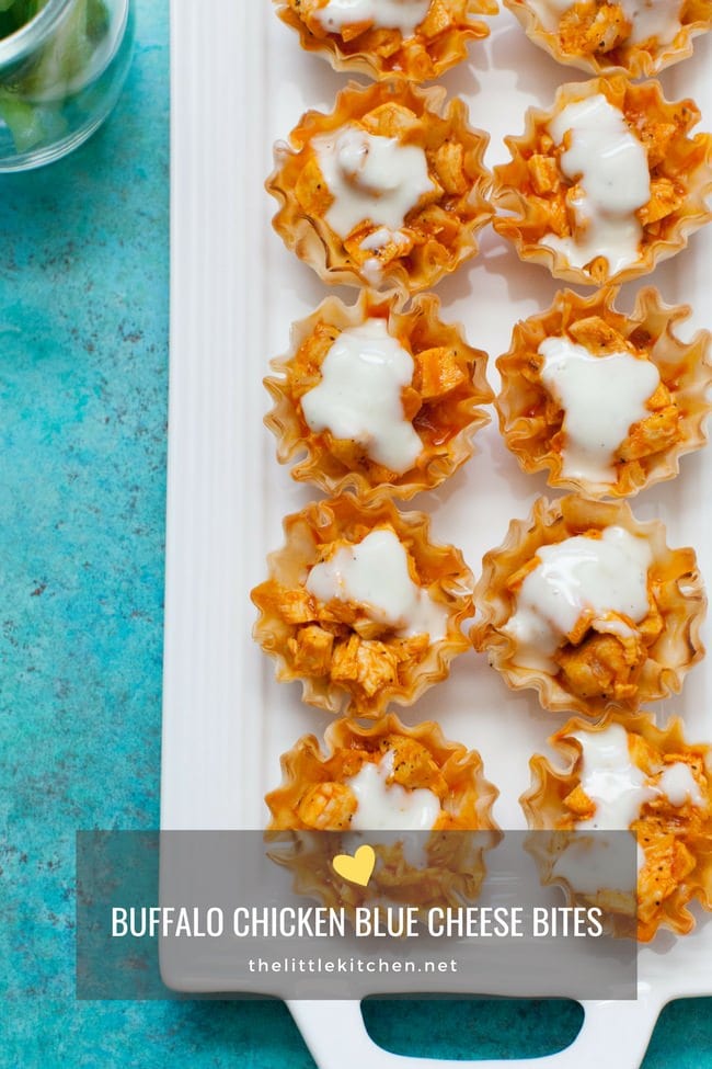 Buffalo Chicken Bites from thelittlekiitchen.com