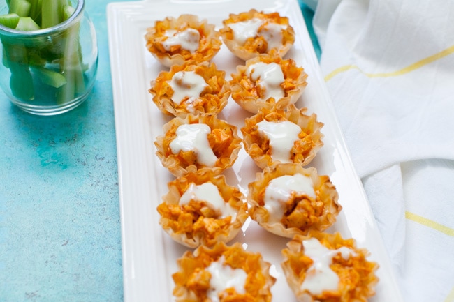 Buffalo Chicken Bites from thelittlekiitchen.com