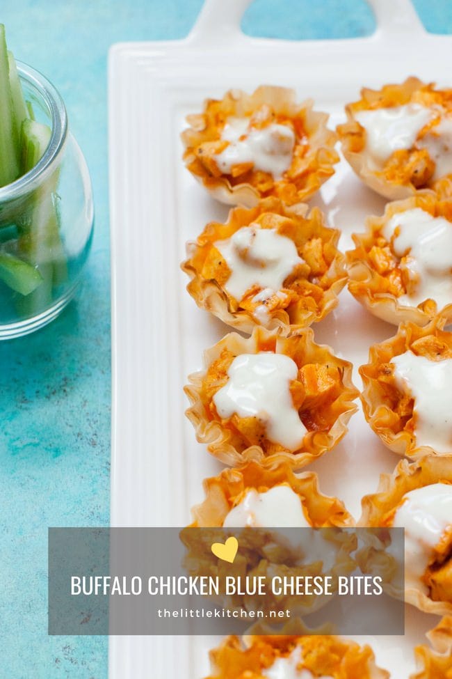 Buffalo Chicken Bites from thelittlekiitchen.com