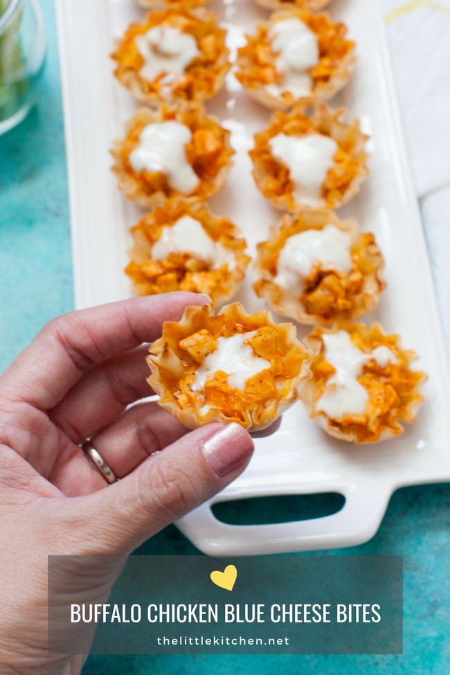 Buffalo Chicken Bites from thelittlekiitchen.com