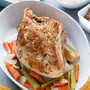 Slow Cooker Turkey Breast from thelittlekiitchen.com