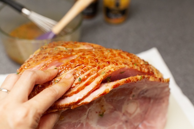 Slow Cooker Ham from thelittlekiitchen.com