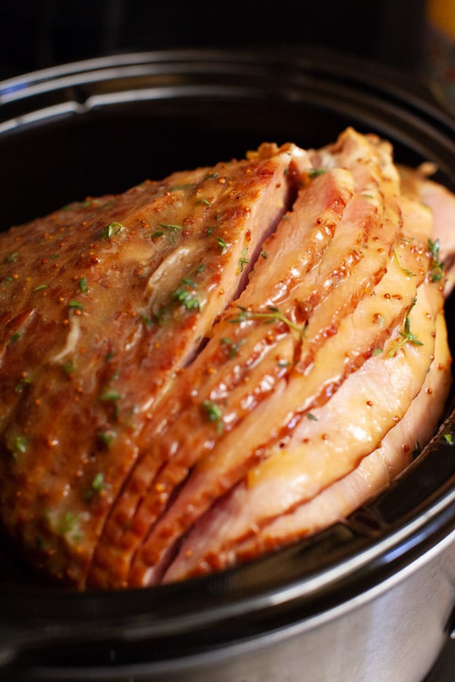 Slow Cooker Ham from thelittlekiitchen.com