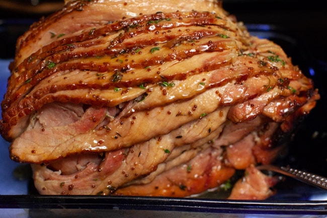 Slow Cooker Ham from thelittlekiitchen.com