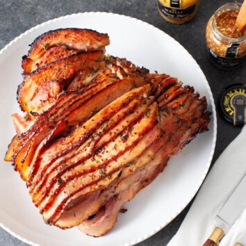 Slow Cooker Ham from thelittlekiitchen.com