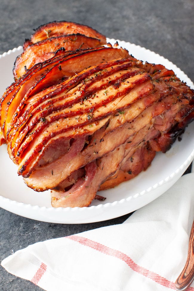 Slow Cooker Ham from thelittlekiitchen.com