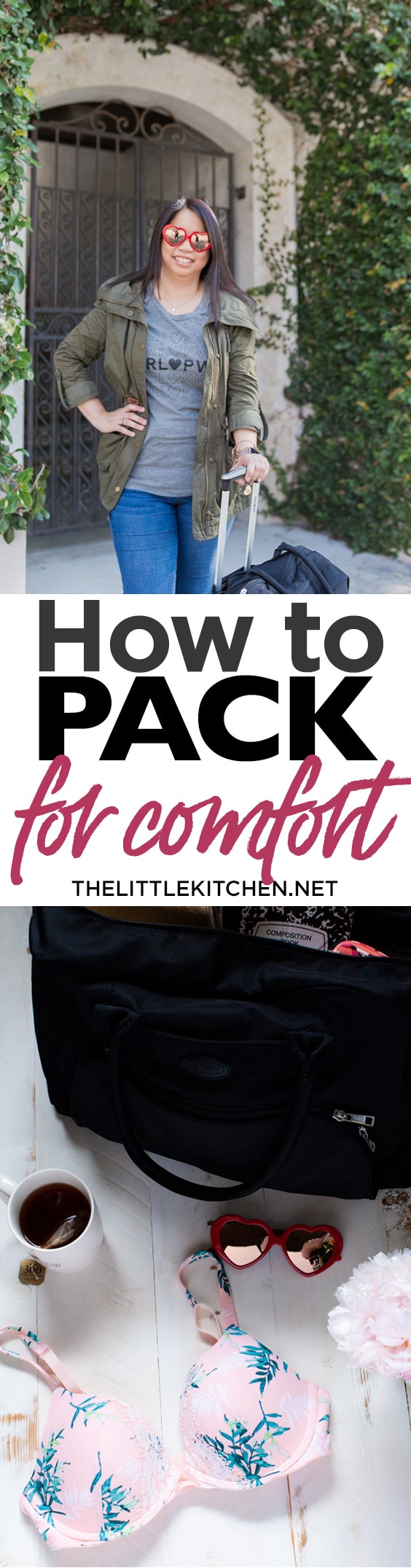 How to Pack for Comfort thelittlekiitchen.com