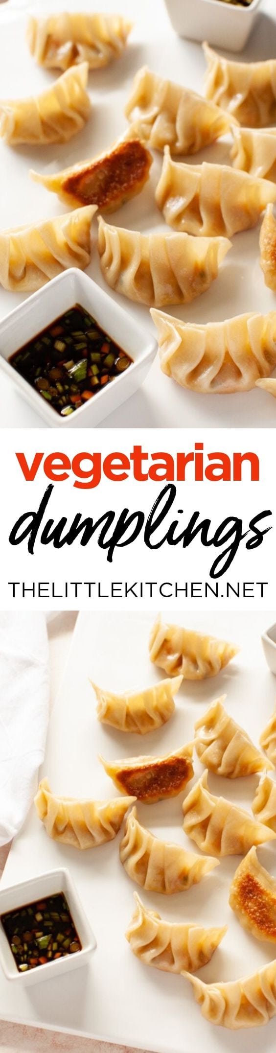 Vegetarian Dumplings from thelittlekiitchen.com