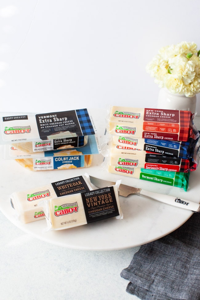 Cabot Cheese Board Giveaway from thelittlekiitchen.com