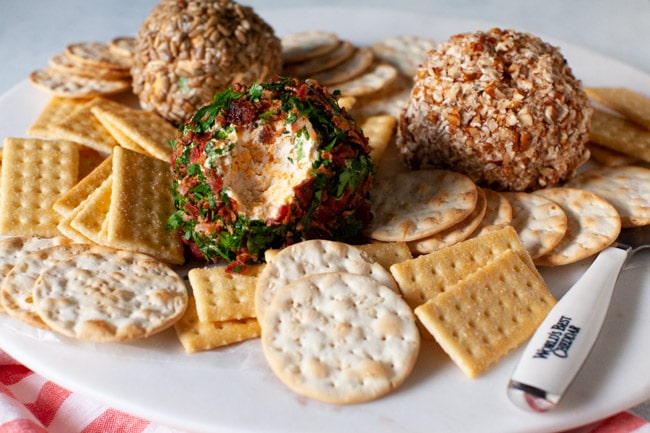 Cheese Ball Recipe from thelittlekiitchen.com