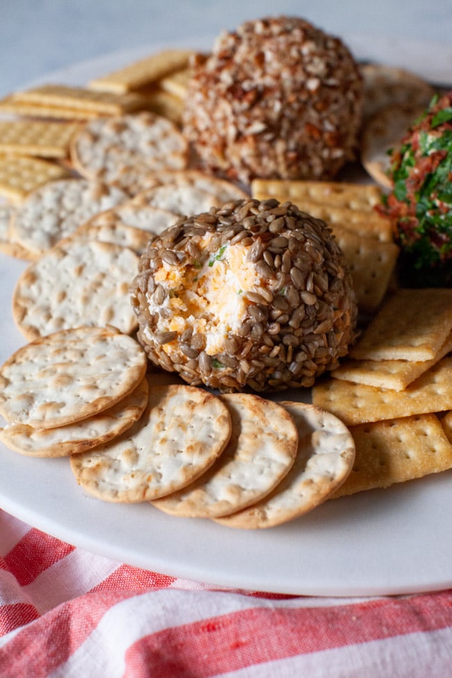 Cheese Ball Recipe from thelittlekiitchen.com