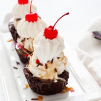 Brownie Cups from thelittlekiitchen.com