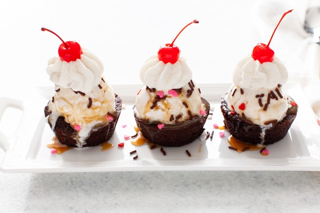 Brownie Cups from thelittlekiitchen.com
