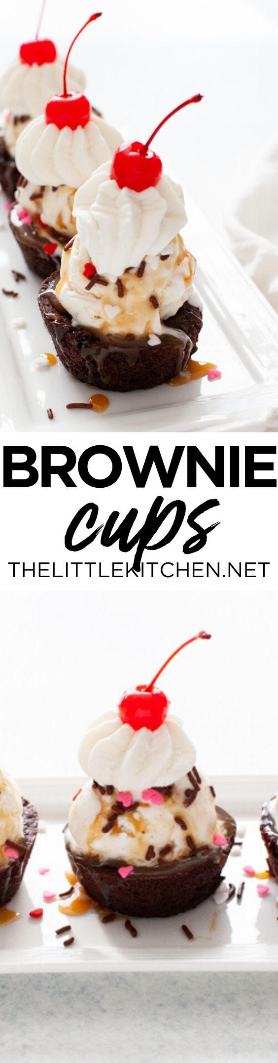 Brownie Cups from thelittlekiitchen.com