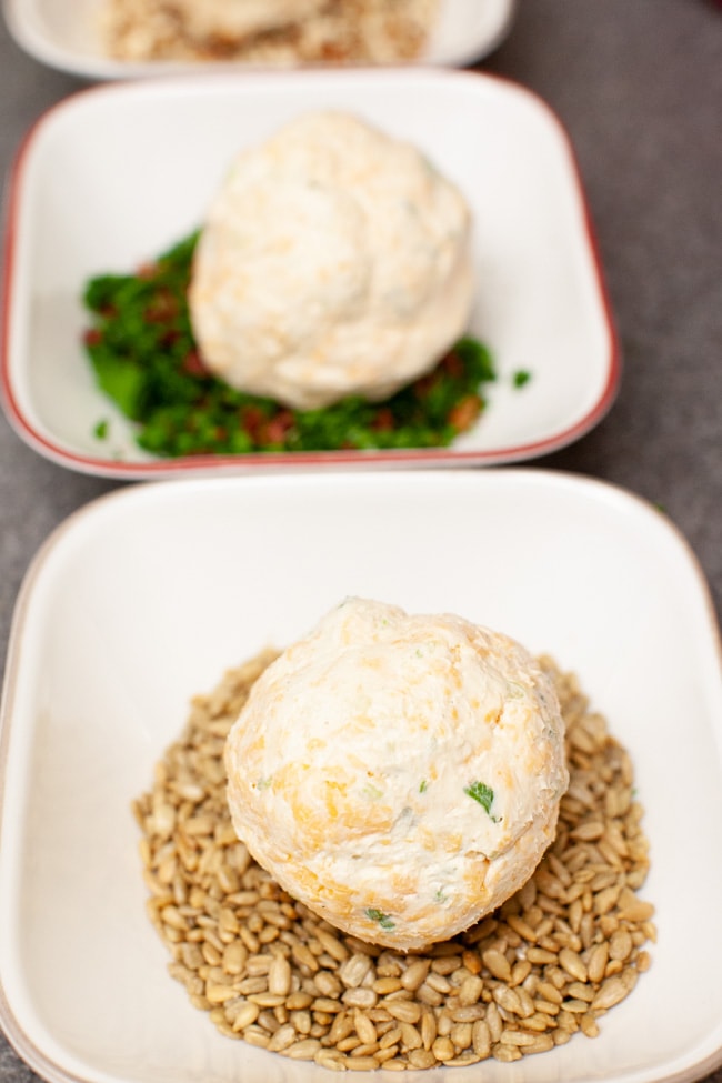 Cheese Ball Recipe from thelittlekiitchen.com