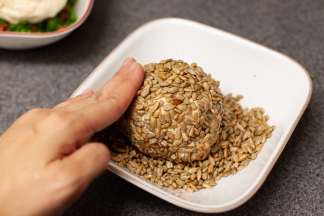 Cheese Ball Recipe from thelittlekiitchen.com