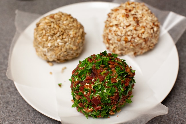 Cheese Ball Recipe from thelittlekiitchen.com